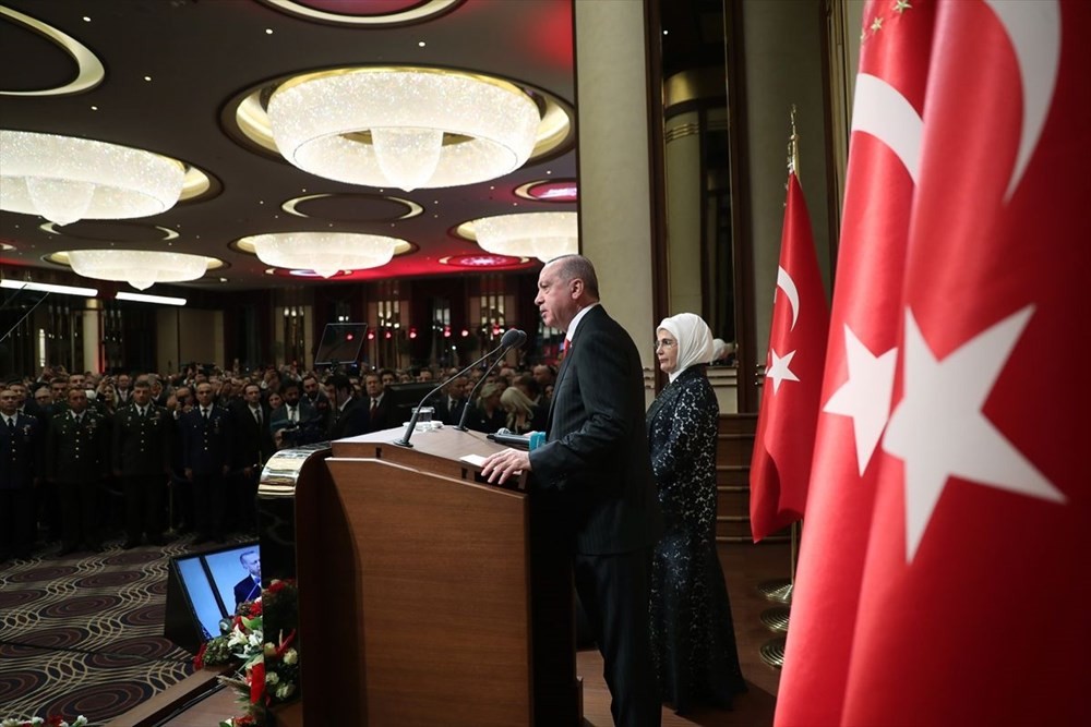 29 Ekim resepsiyonu renkli görüntülere sahne oldu