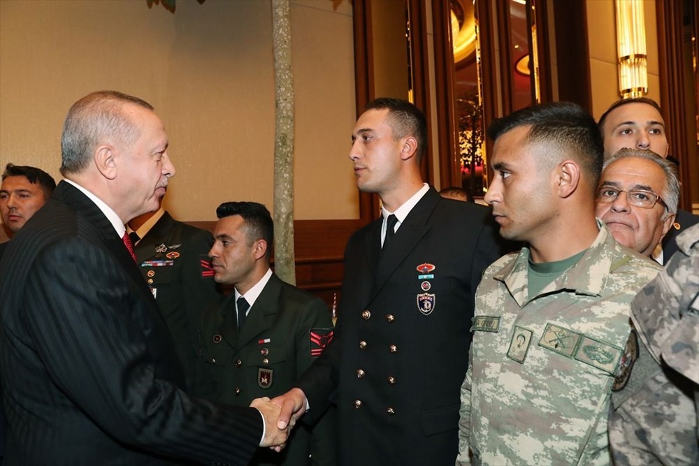 29 Ekim resepsiyonu renkli görüntülere sahne oldu