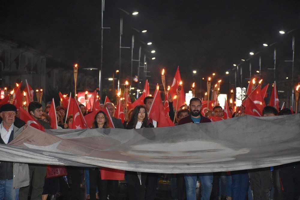 29 Ekim tüm yurtta coşkuyla kutlandı