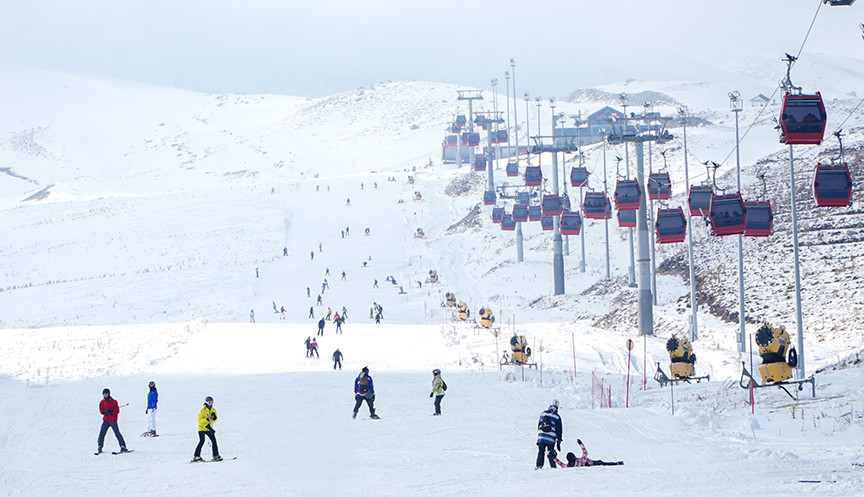 Kayakseverler Erciyes'te buluştu