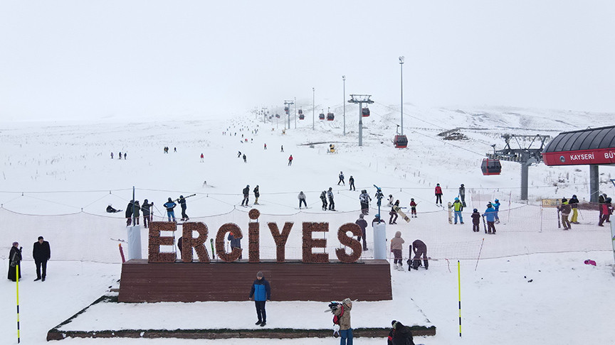 Kayakseverler Erciyes'te buluştu