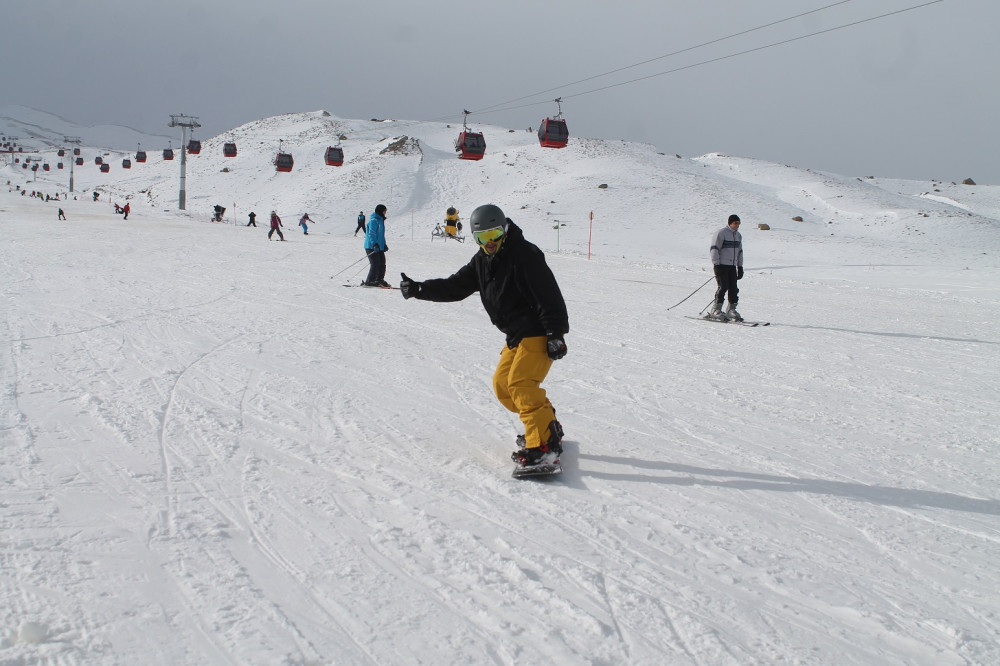 Kayakseverler Erciyes'te buluştu