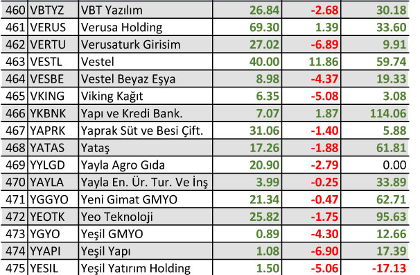 Yılbaşından bu yana yüzde 1500 kazandıran hisse