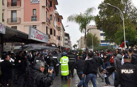 Fethiye'de gerginlik çatışmaya dönüştü